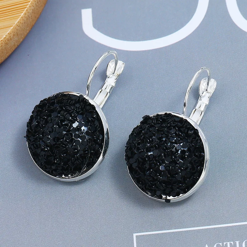 ZHIMO антикварные классические женские модные цветные коралловые круглые серьги с