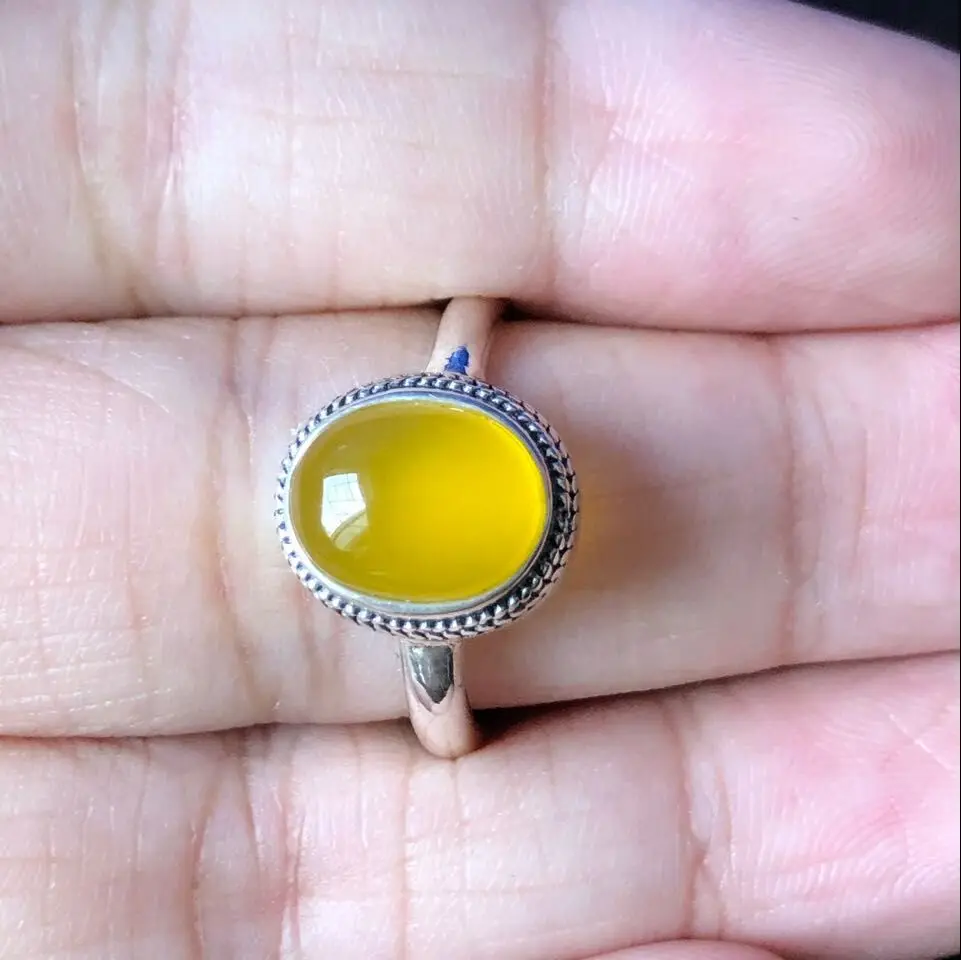Gemstone NOT FAKE Israel S925 Fine Antique shop Ring Sterling Silver handicraft lord noble Natural Artisan Baltic amber | Украшения и