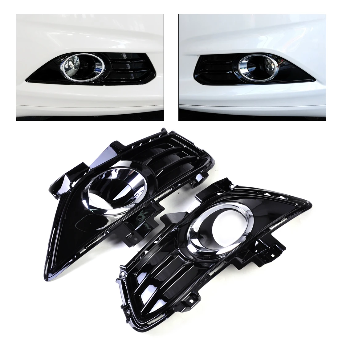 Глянцевая противотуманная фара DWCX DS73 19952CAW SL666 для Решетки Гриля Ford Fusion / Mondeo 2013 | Отзывы и видеообзор