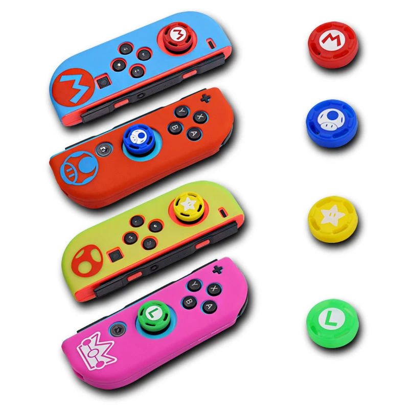 Силиконовый чехол Joycon для Nintendo Switch Противоскользящий резиновый защитные