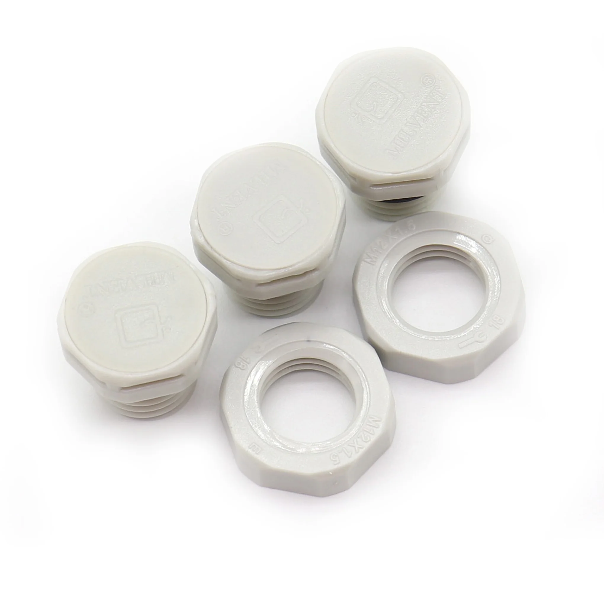 Высокая воздухопроницаемая пластиковая запорная гайка M12 * 1 5 защитное