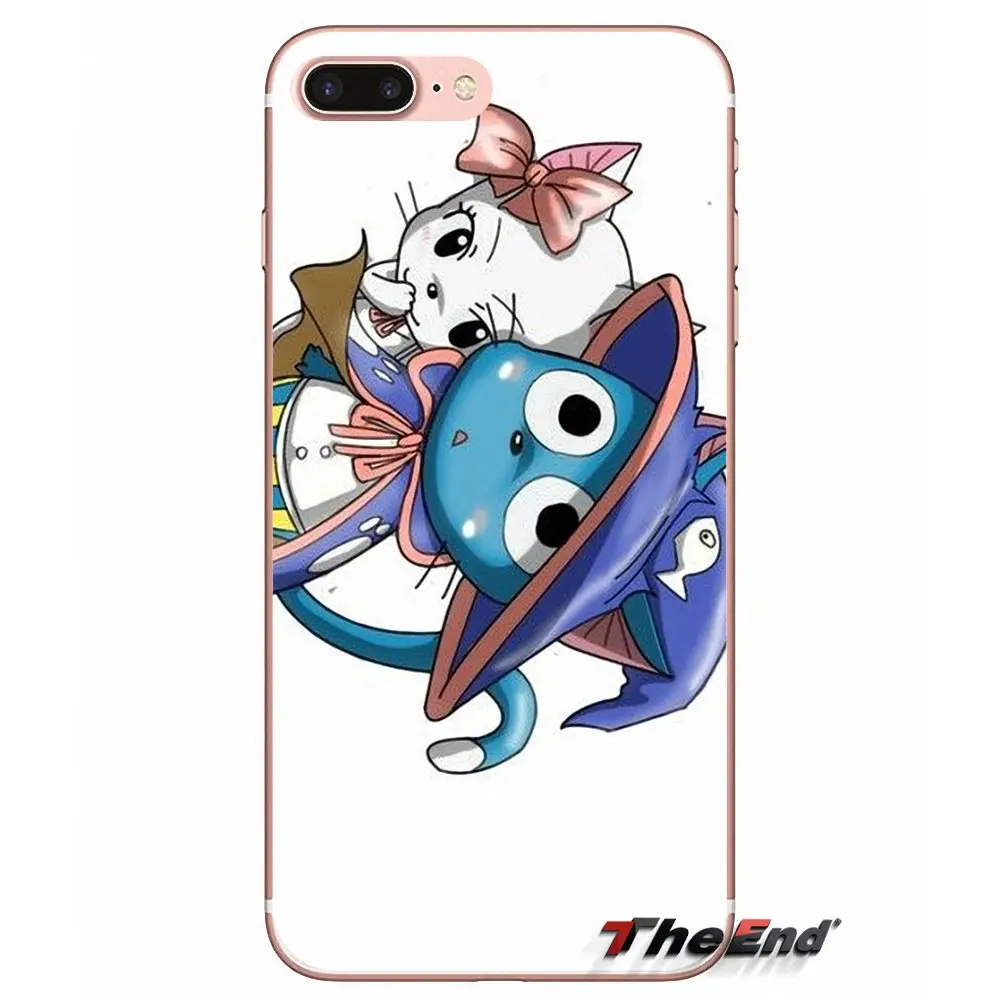 Силиконовый чехол из ТПУ для Huawei G7 G8 Ascend P7 P8 P9 Lite Honor 4C 5X 5C 6X Mate 7 8 9 Y3 Y5 Y6 II Pro Fairy Tail Happy