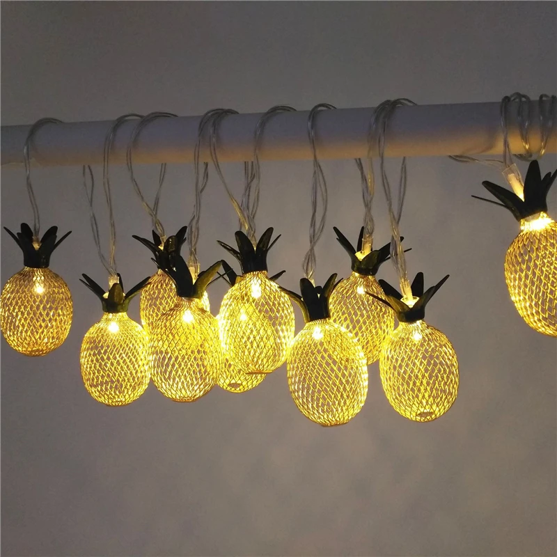 Металлические светодиодные гирлянды 1 6 м для гававечерние украшения сделай сам