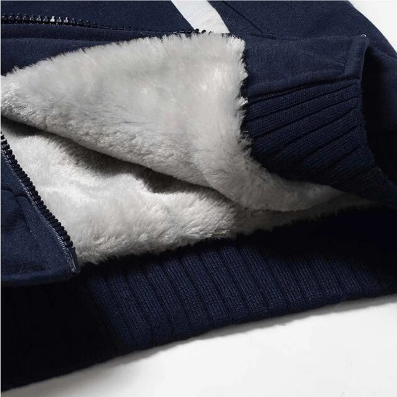 Winterjacke Navi Dendi мужские толстовки на молнии с большим капюшоном больших размеров