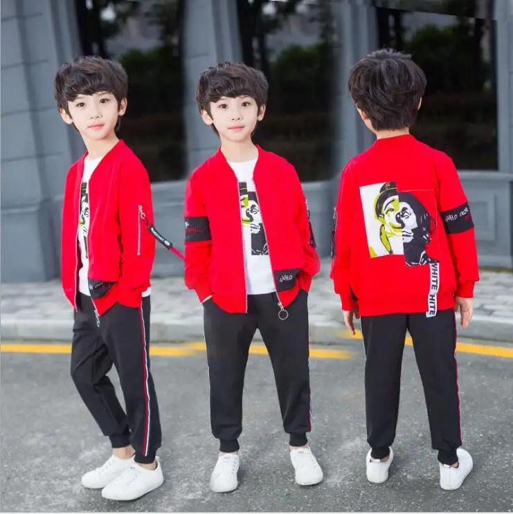 Детская одежда для мальчиков 10 лет бархатные толстовки + футболка штаны