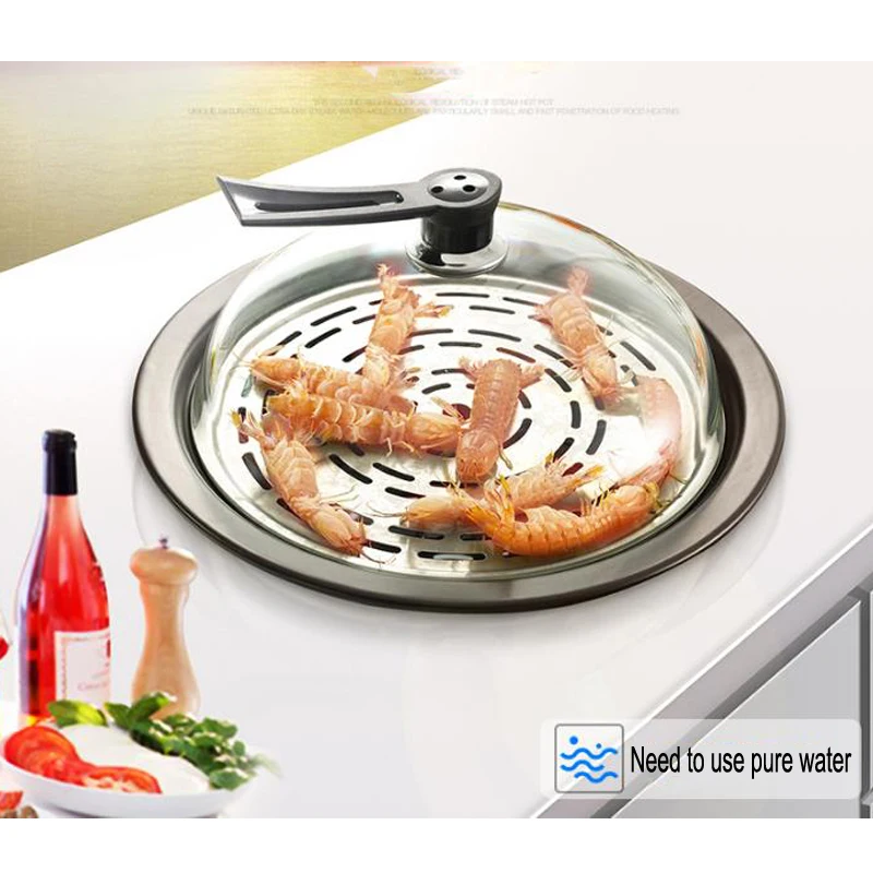 Электрическая Паровая кастрюля медленная Варка керамическая для морепродуктов