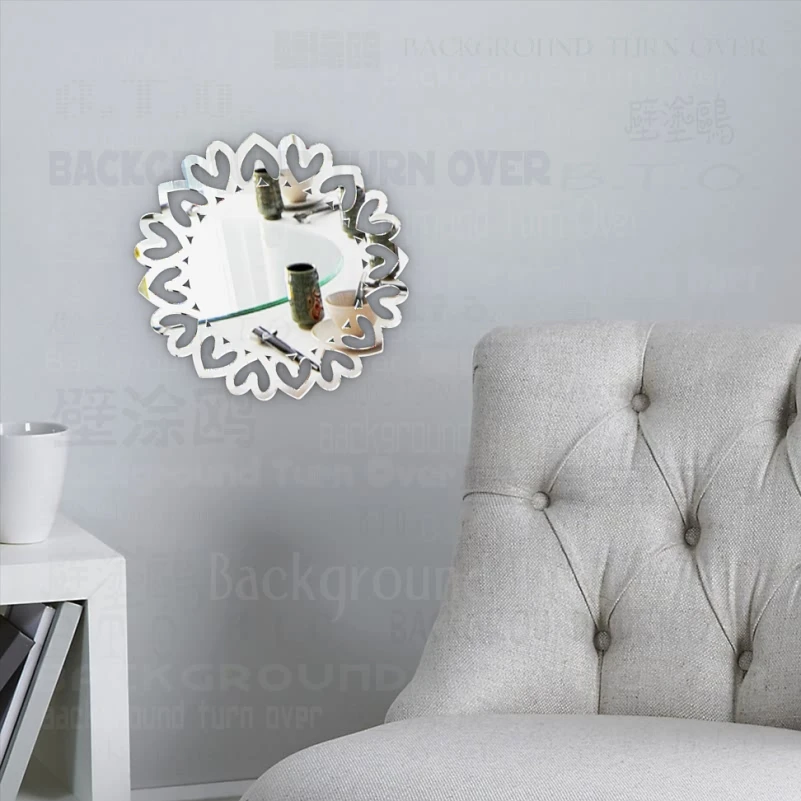 Зеркальные настенные зеркальные зеркала для домашнего тела каваи макияж девочек