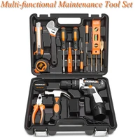 household toolbox multifunction electric repair tool set combination drill hardware universal