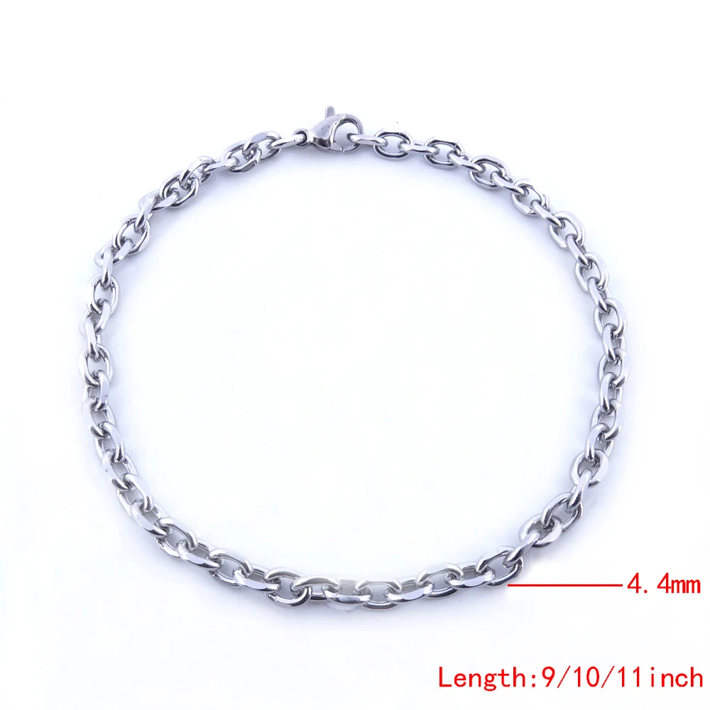 Женские браслеты на щиколотку из нержавеющей стали новый дизайн о-образная