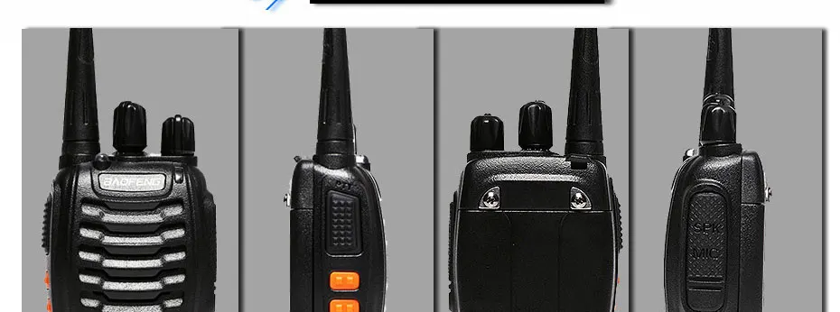 2 шт Baofeng 888s портативная двухсторонняя рация 400-470MHz UHF радио Comunicador для baofeng BF-888S