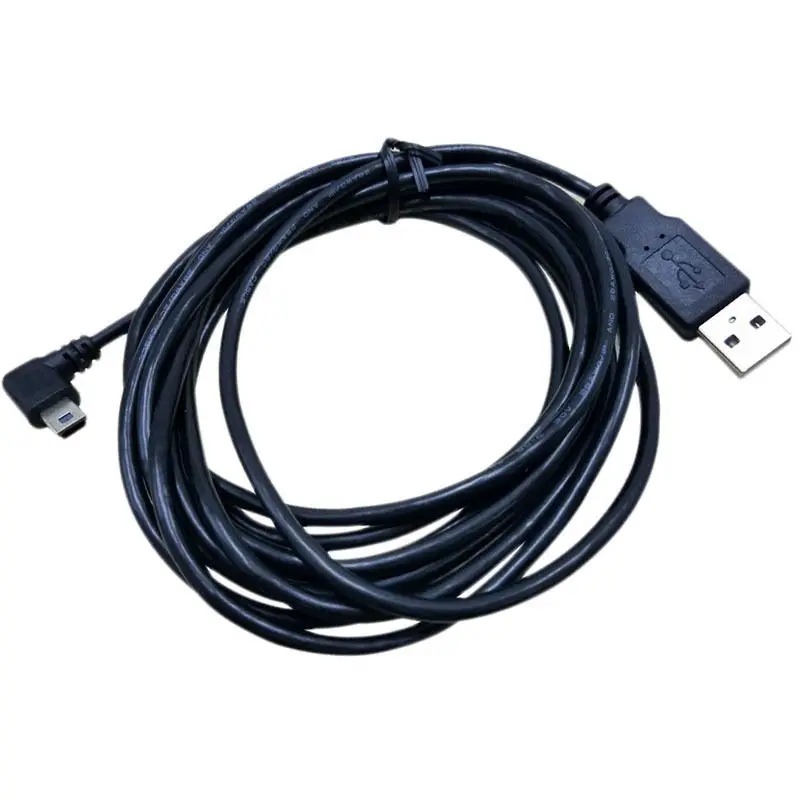 USB2.0 жесткий диск цифровой камеры Телефонный Кабель Т образный рот AM Mini 5 P левый