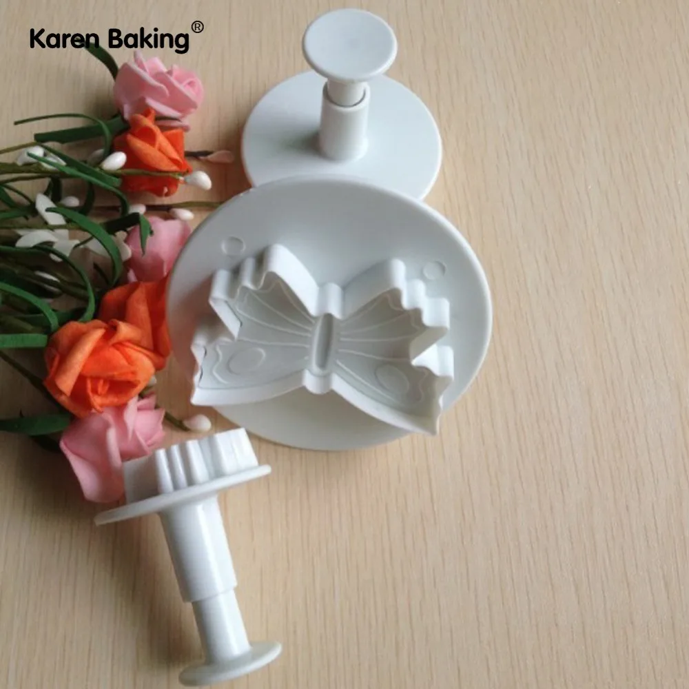 3 шт. в форме бабочки торт печенье машина плунжерная паста сахар ремесло