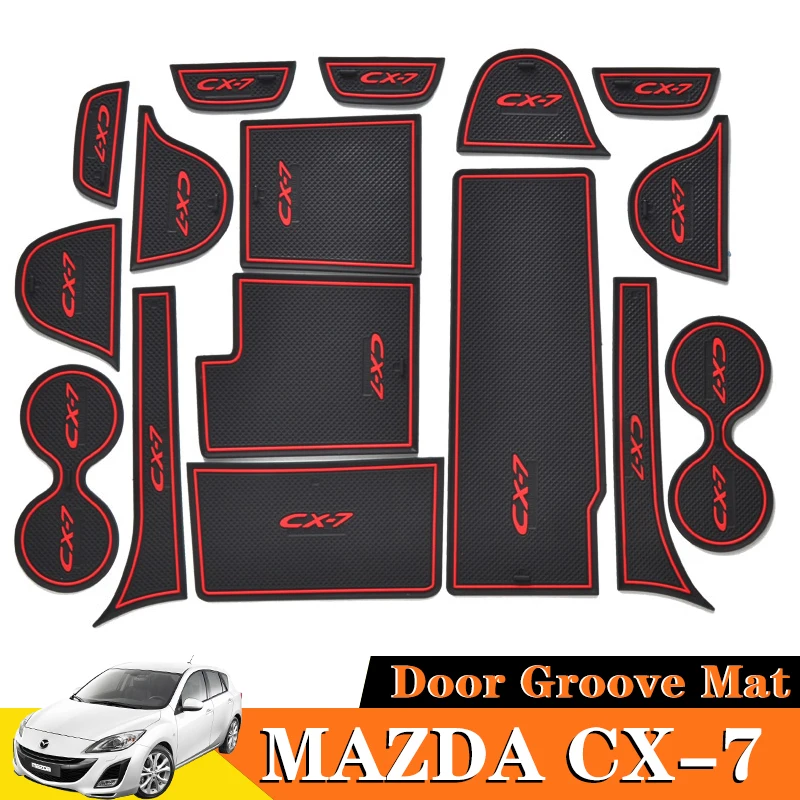 16 шт. Нескользящие Коврики для дверей MAZDA аксессуары автомобиля | Автомобили и
