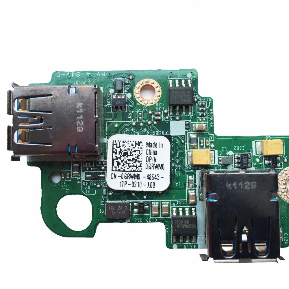 Высококачественная USB-плата для ноутбука Dell L501x L502x GRWM0 0GRWM0 DAGM6CTB8D0 полностью