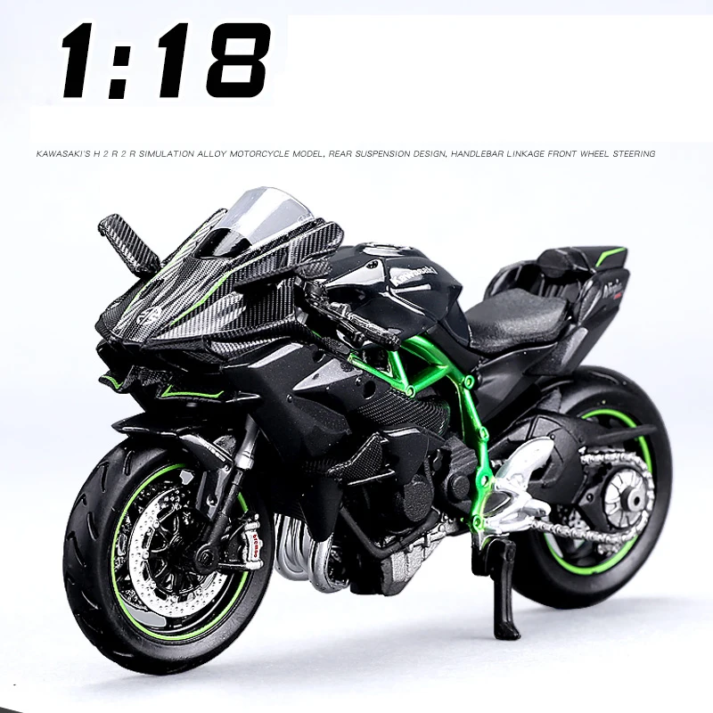 Фото Литая мотоцикл из сплава для модели Ducati 1199, дорожный гоночный локомотив с базой в масштабе 1:18, детская коллекция, декоративные игрушки №5