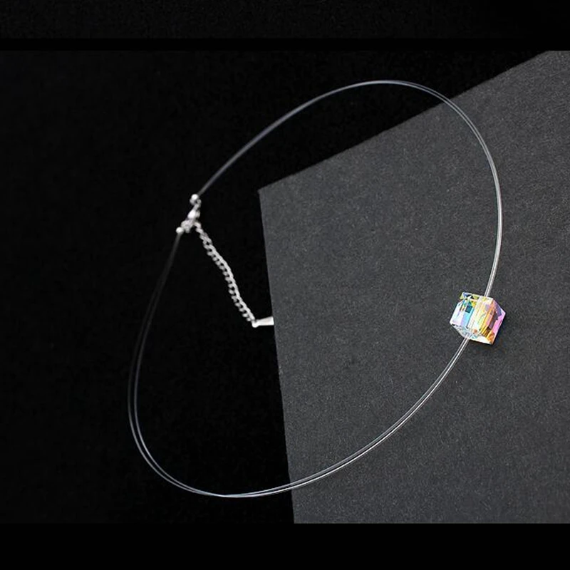 Женские Модные неаллергические невидимые браслеты из тонкой веревочной цепи