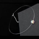 Женские Модные неаллергические невидимые браслеты из тонкой веревочной цепи, повседневные украшения с кристаллами Swarovski