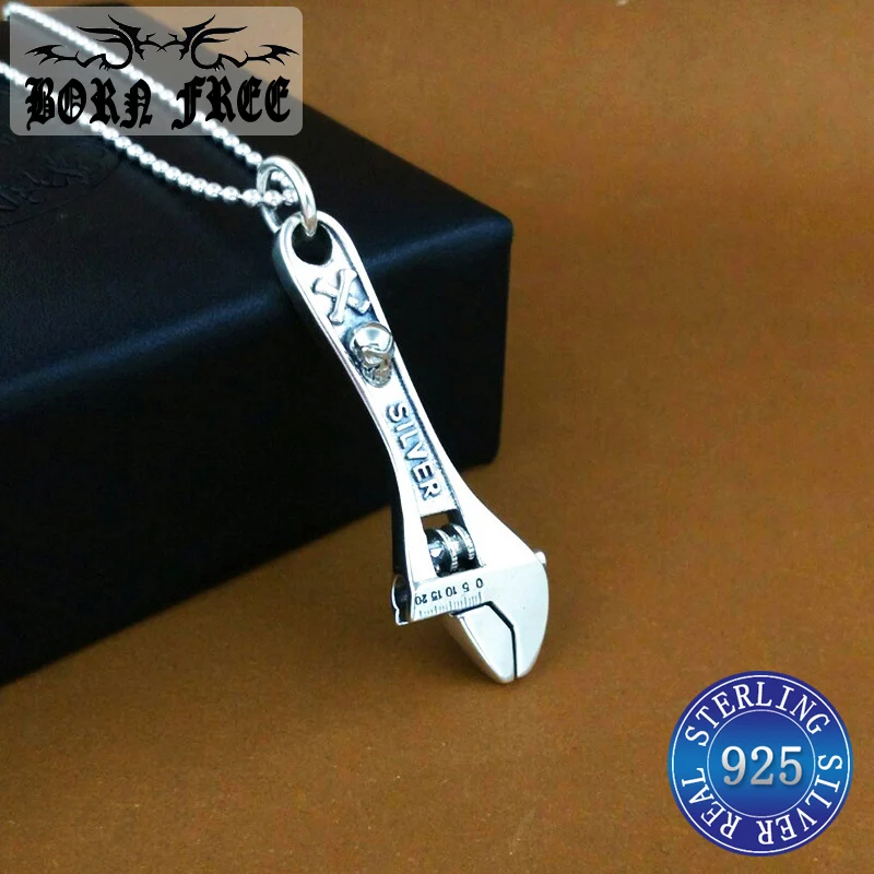 Ключ гаечный ключ из стерлингового серебра 925 пробы|Подвески| |