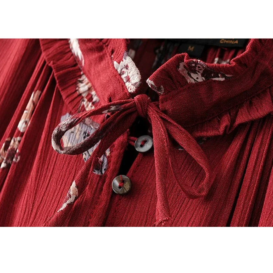 Шикарное платье Бохо с расклешенными рукавами черные винтажные короткие платья