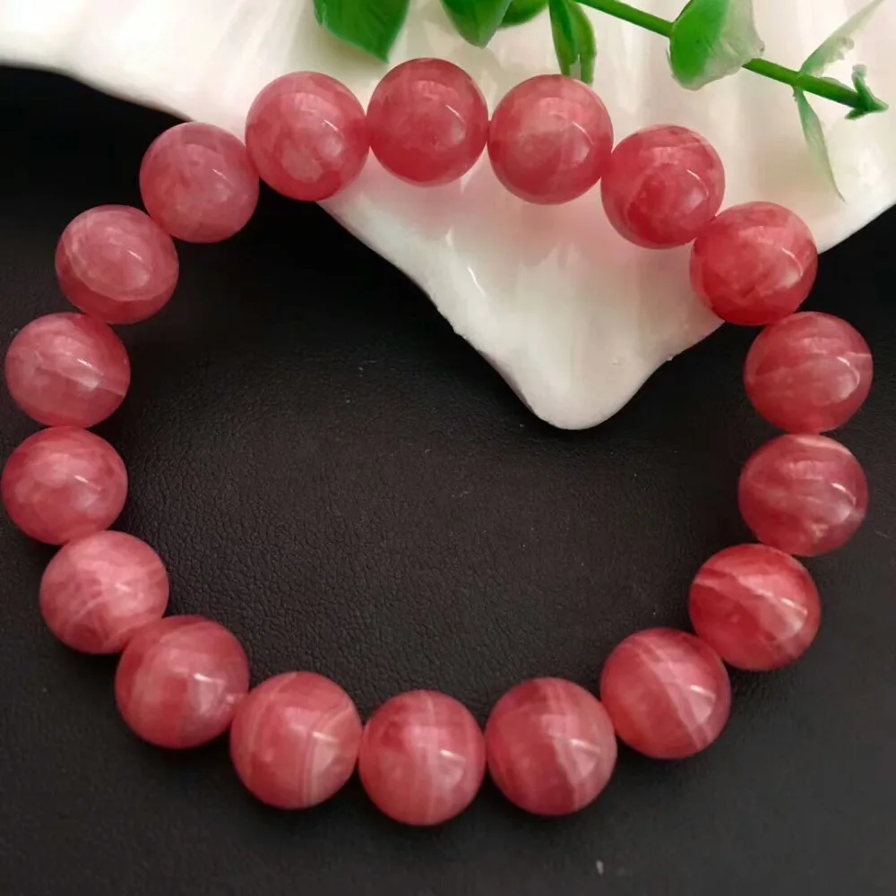 Браслет с круглыми бусинами из натуральной розы и ледяного рощицы браслет Argentina 12