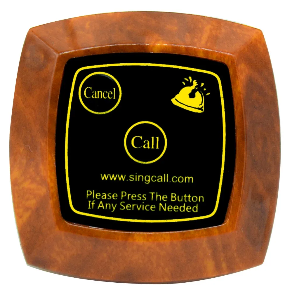 Беспроводная кухонная система вызова официанта SINGCALL для кафе отеля банка