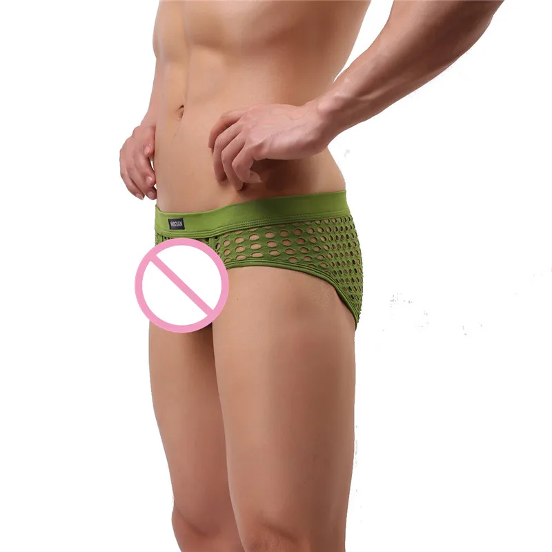 Мужское нижнее белье с низкой посадкой U образное трусы сексуальные прозрачные