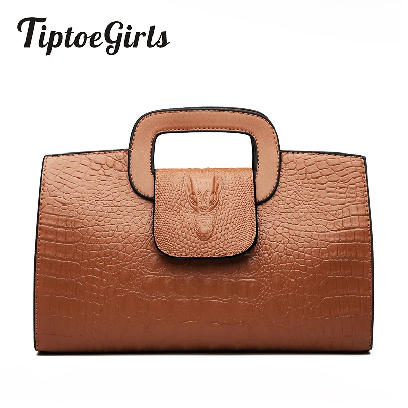 

Сумка на плечо, повседневная сумочка-мессенджер с узором под кожу крокодила