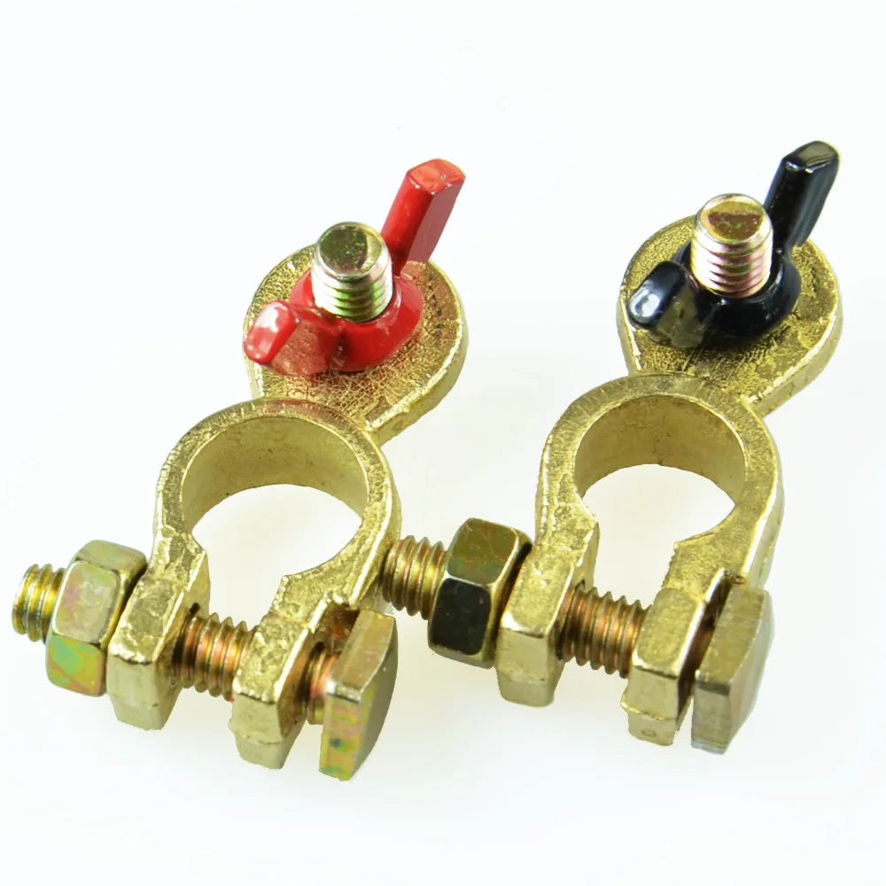 1 Пара Зажим Аккумулятора Клемма Клипы Разъем Тележки Автомобиля Автозапчасти