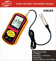coating gauge gm280 gm280f genuine benetech film thickness gauge measuring range 0 1500um car paint meter