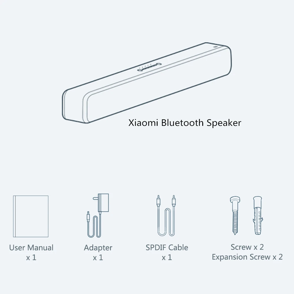 Оригинальный Xiaomi динамик Саундбар для телевизора беспроводной Bluetooth Blutooth