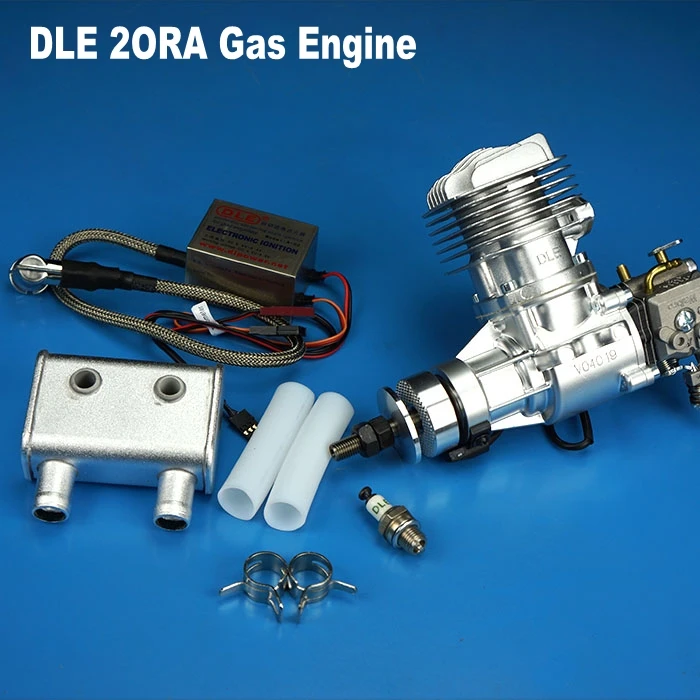 100% Оригинальный DLE20RA газовый бензиновый двигатель для RC самолета Модель 20CC