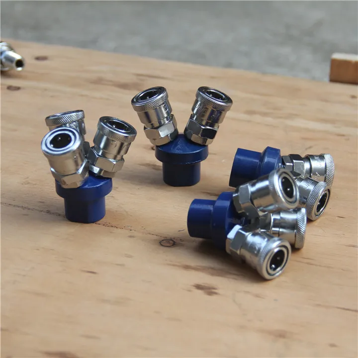 Новинка 1 шт. 3 сторонняя БЫСТРОРАЗЪЕМНАЯ круглая муфта для пневматических
