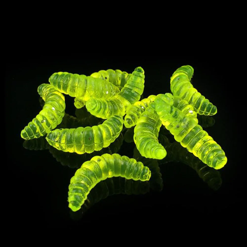 50 шт. рыболовные приманки мягкие запах катушки Светящиеся креветки шестерни