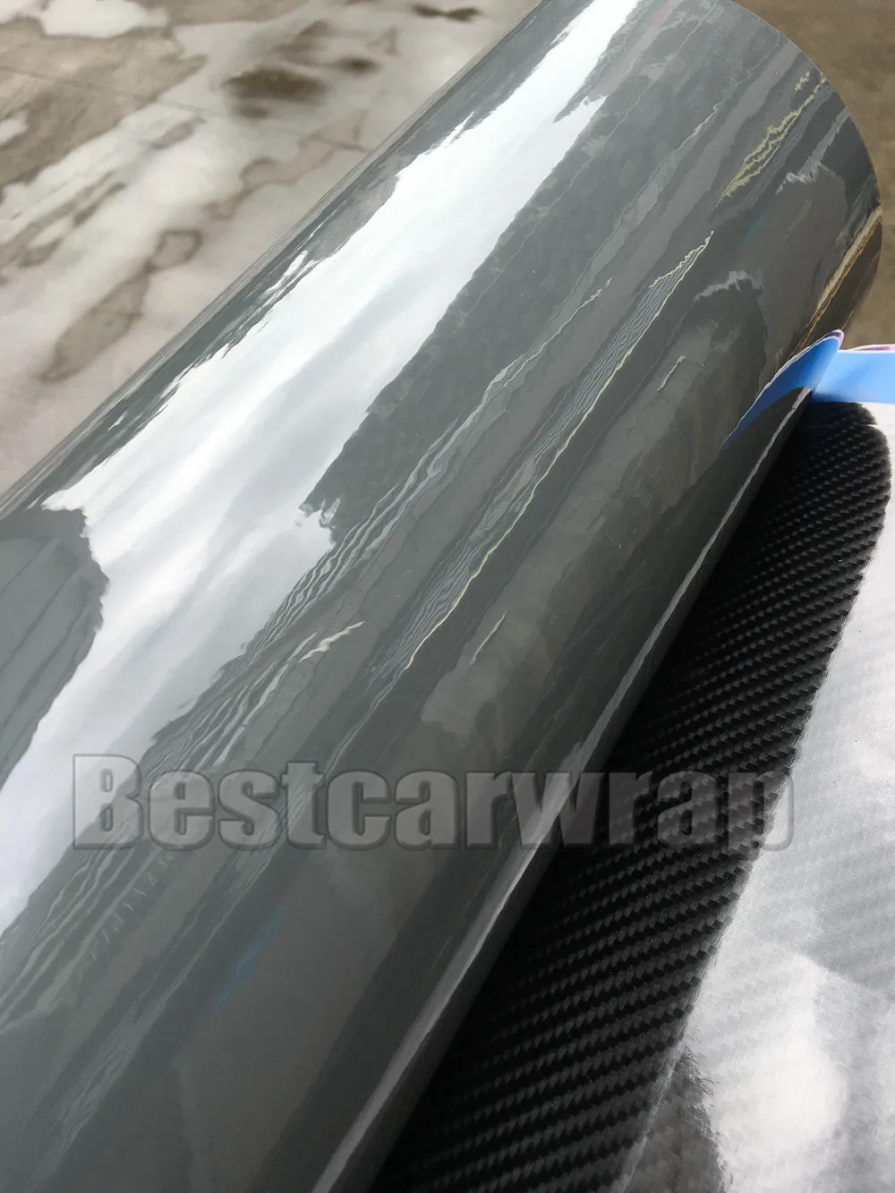 3 Слои серый Nardo High Gloss автомобильная пленка для всего тела охватывающих кожи