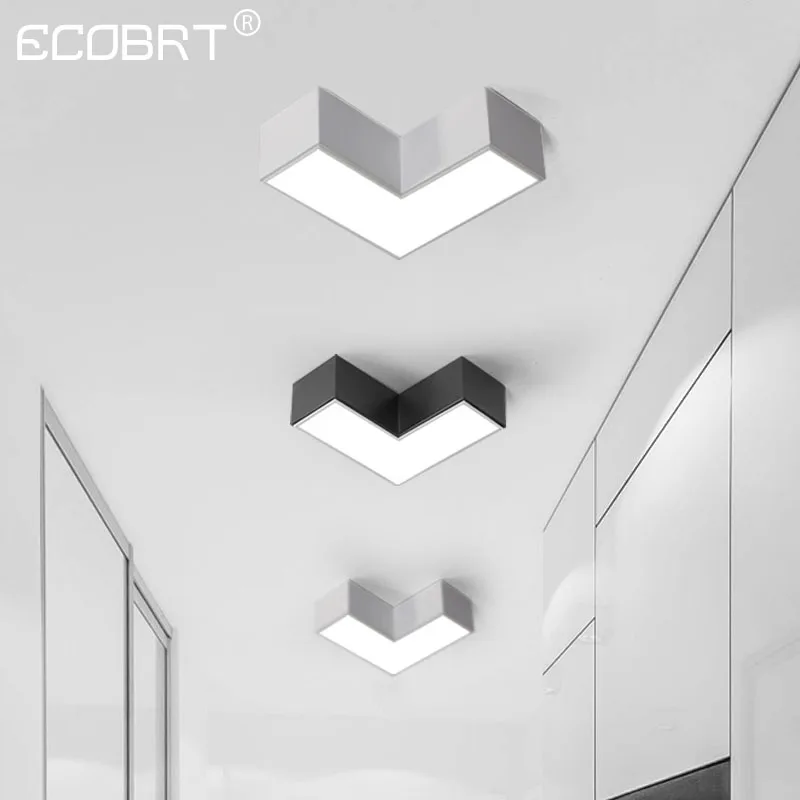 ECOBRT 12 W 20 Современный простой светодиодный потолочный светильник для гостиной