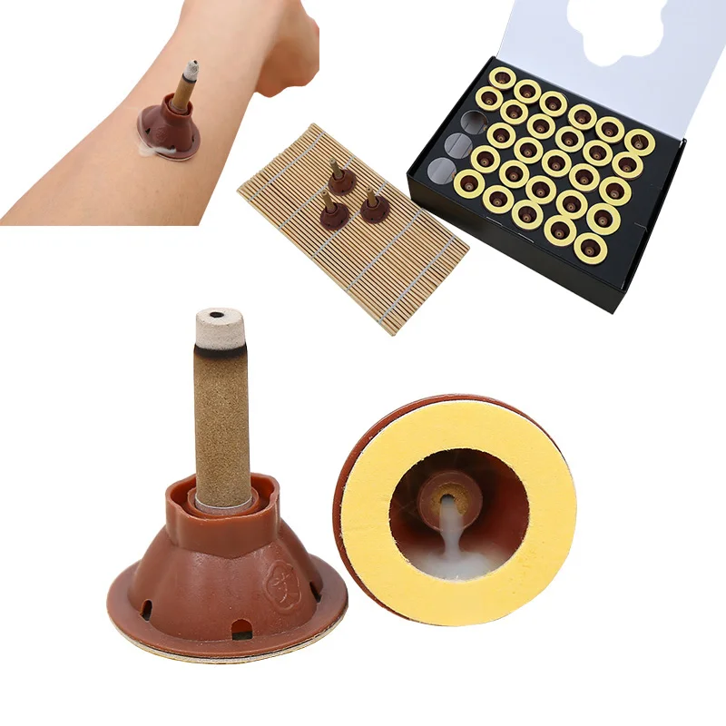 Новый 60x камвол прижигание с 30x cupping забота о здоровье набор массажер|massage