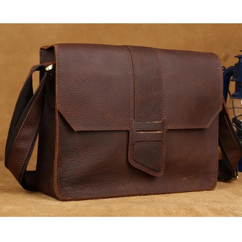 Весть Для мужчин женские сумки кожаный портфель A4 docu t Книга сумка Браун