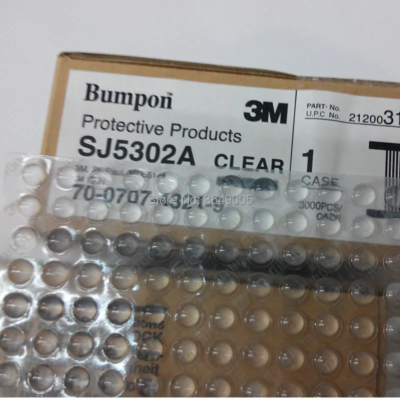 3M Bumpon защитный продукт Sj5302 клей чистые точки буферные площадки Нескользящие