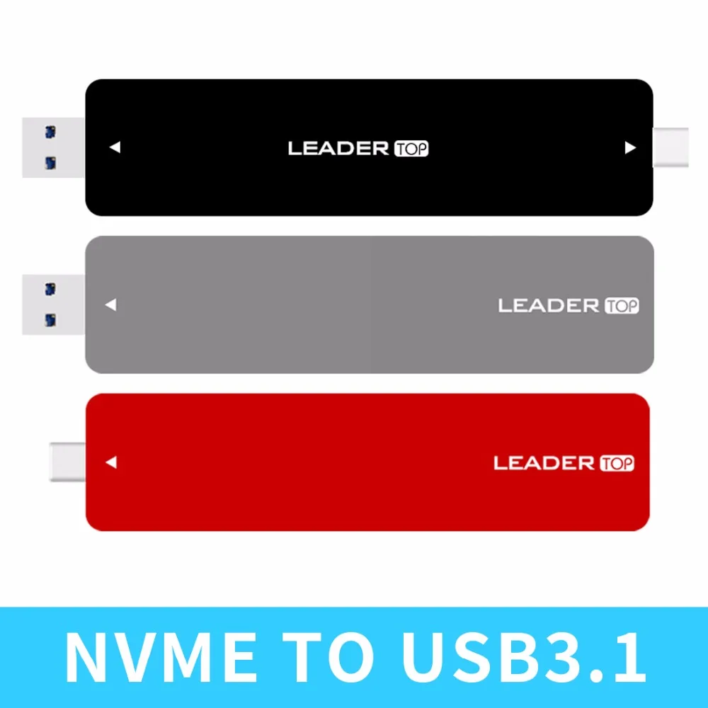 

JEYI LEADER m.2 for NVME Aluminium TYPEC3.1 Mobile SSD Box SSD Case TYPE C3.1 JMS583 m.2 USB3.1 M.2 PCIE SSD U.2 PCI-E TYPEC