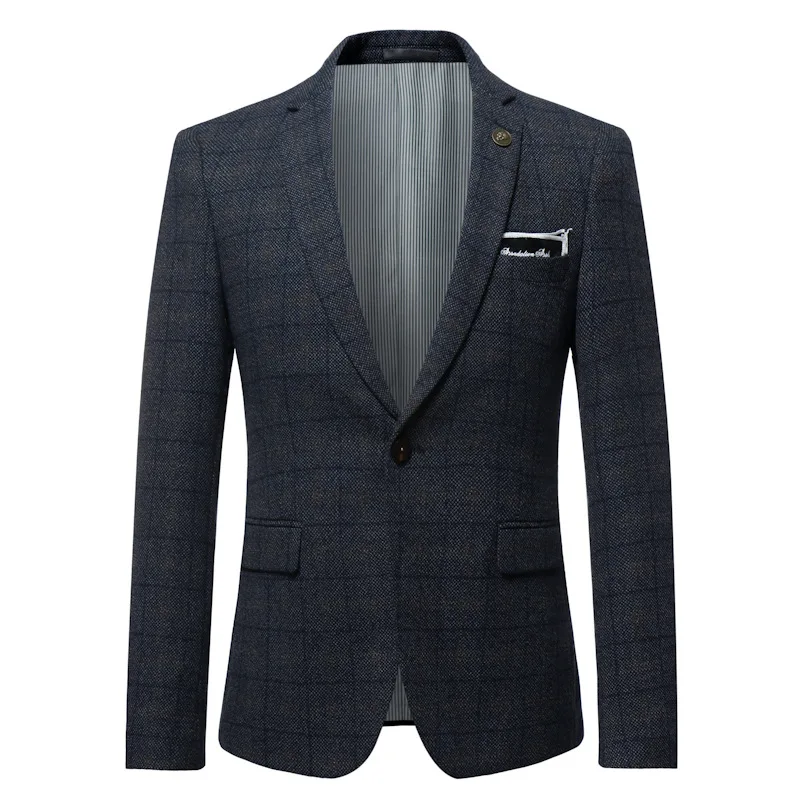 

Men's Autumn and Winter British Style Suit Slim Three-piece Wedding Suit Tuxedo Set Slim Fit Man Suit