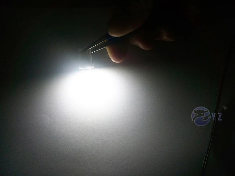 Автомобильные мигающие 200 шт. T10 4SMD светодиодные лампы 1210 3528 клиновидные 12 В