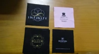 custom logo printed for 500pcs 712cm jewelry polish cleaning cloth for individually packed in plastic