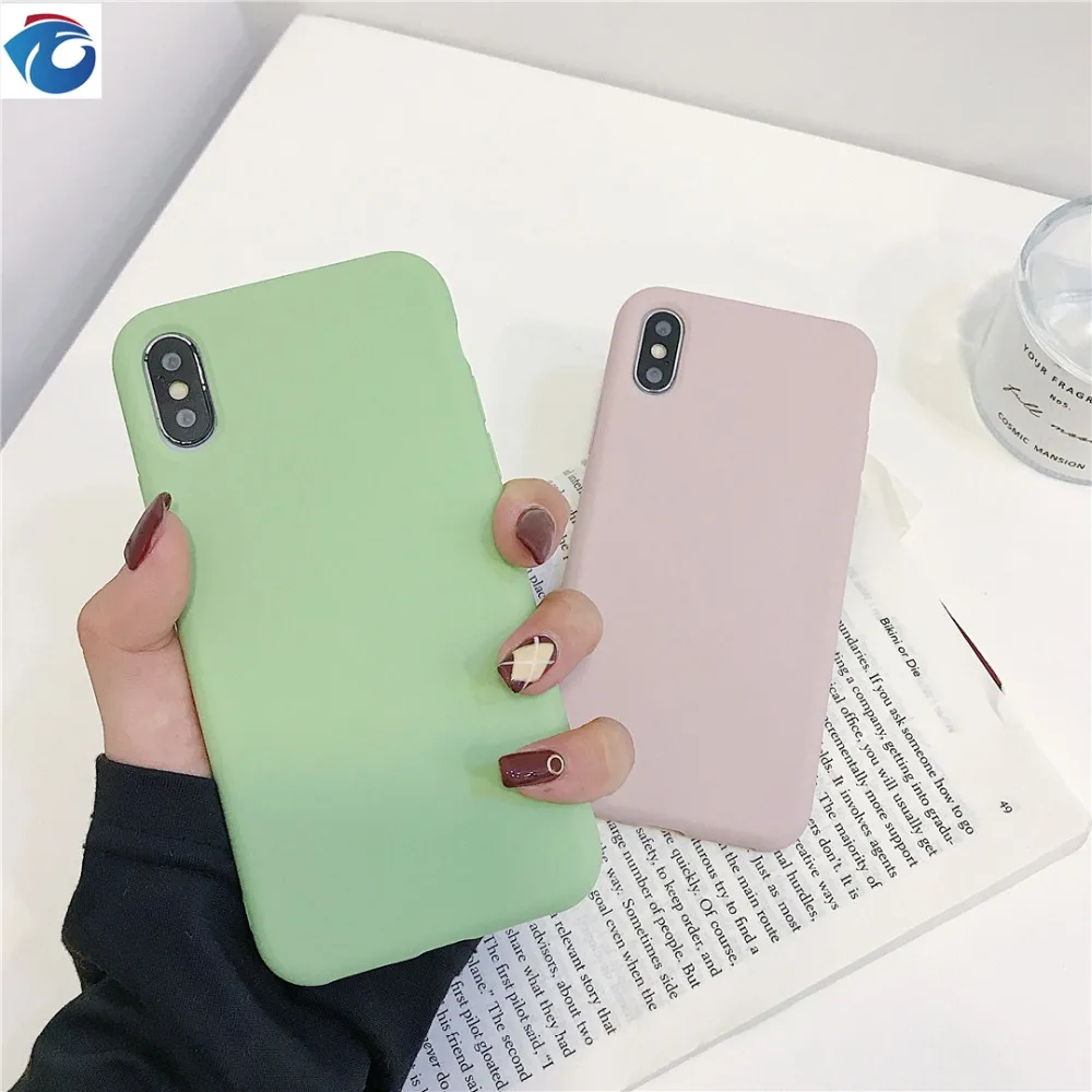 HUANQING Luxury Liquid Silicone Case For iPhone 7 6 Plus Phone Cover for Apple 8 6s X XS MAX XR Protection |