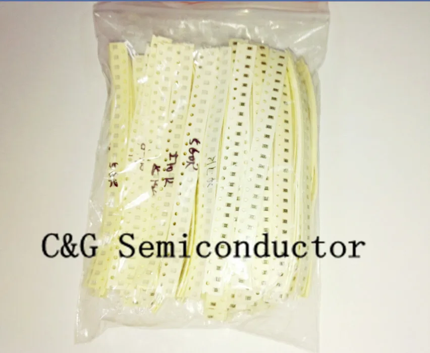 0805 SMD резисторы 10R 910 1% 80valuesx25 шт. = 2000 в ассортименте пакет для образцов|smd resistor|0805 smd