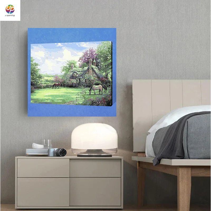 Набор для рисования маслом по номерам на холсте без рамки|digital oil painting|oil paintingcanvas