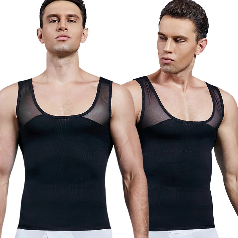 2pcs Black VASLANDA, мускулаторные рубашки без рукавов, мужские майки для бодибилдинга, майки для фитнеса, майка для тренировок, нательная майка, спортивная одежда, Стрингер - Цвет: 2pcs Black