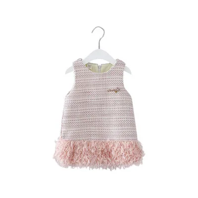 Одежда для малышей Новогодняя одежда девочек Детские платья модная новинка 2019