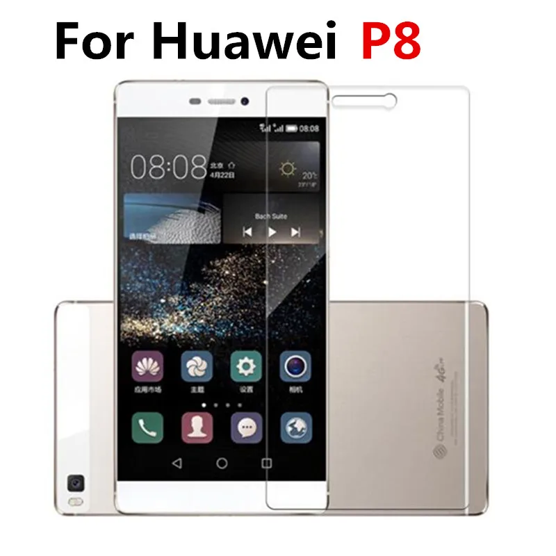 For P8 Закаленное стекло для huawei Ascend P8 P8 Lite P8 Max P8lite P8mini mini P8Max Защитная пленка для экрана - Цвет: For P8