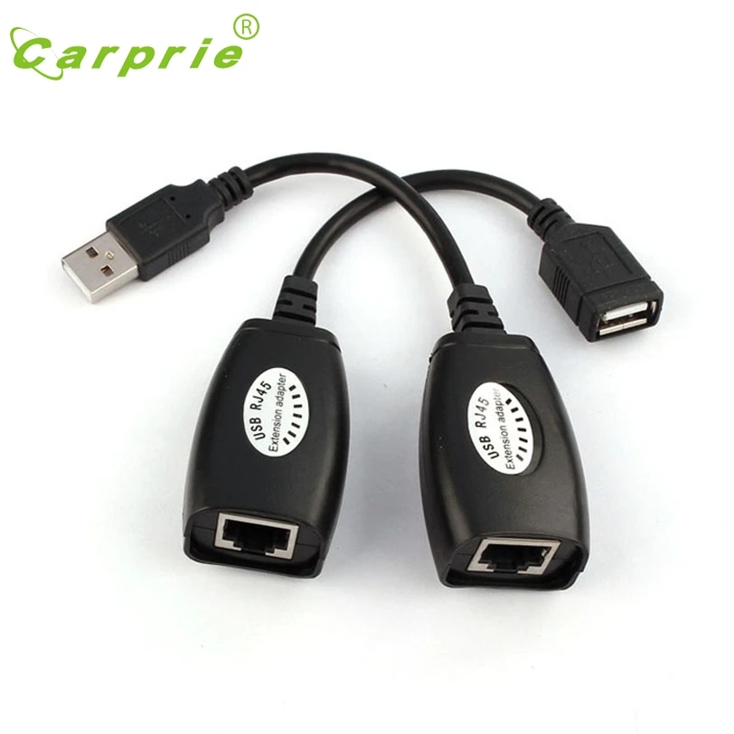 Удлинитель USB CARPRIE емкостью до 150 футов с использованием кабеля CAT5 RJ45 LAN Mar9 и