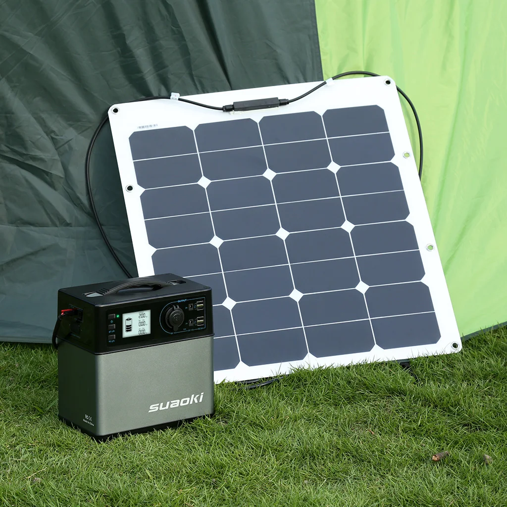 Suaoki 400Wh портативный генератор солнечной электростанции с AC DC USB быстрая зарядка для аварийного электронного пускового устройства автомобиля